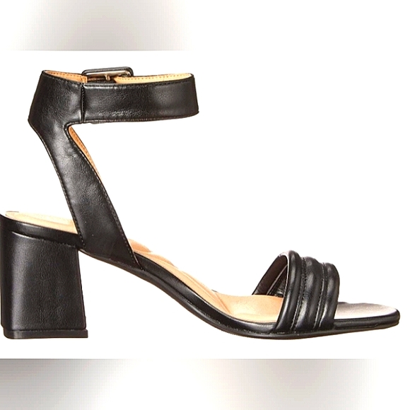☆NEW☆Super Sexy Ladies Chunky Block Heel Open Toe CL Chinese Laundry Black Heels - Picture 7 of 16